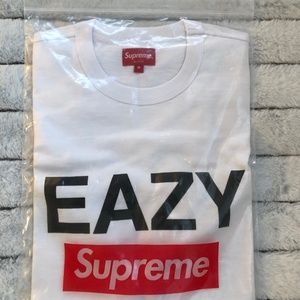 Supreme Eazy White -tshirt sz med